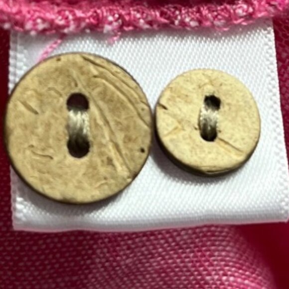 Sigrid Olsen Pink Linen Roll Tab Sleeve Beachy Coastal Lagenlook Tunic Size 1X - Picture 11 of 14